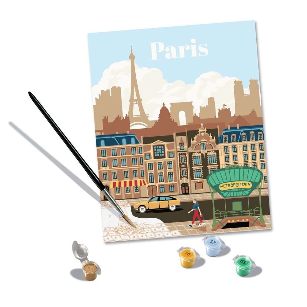 Ravensburger CreArt - Paint by Numbers - Colorful Paris