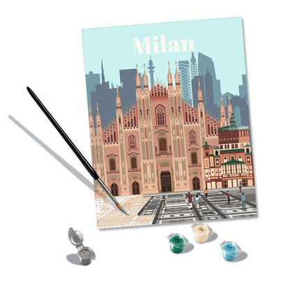 Ravensburger CreArt - Paint by Numbers - Colorful Milan