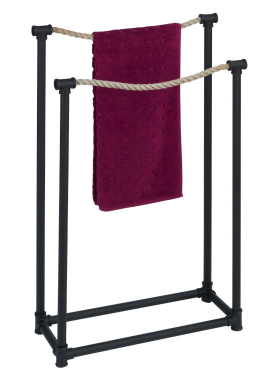 Wenko towel and clothes rack, Osuna black