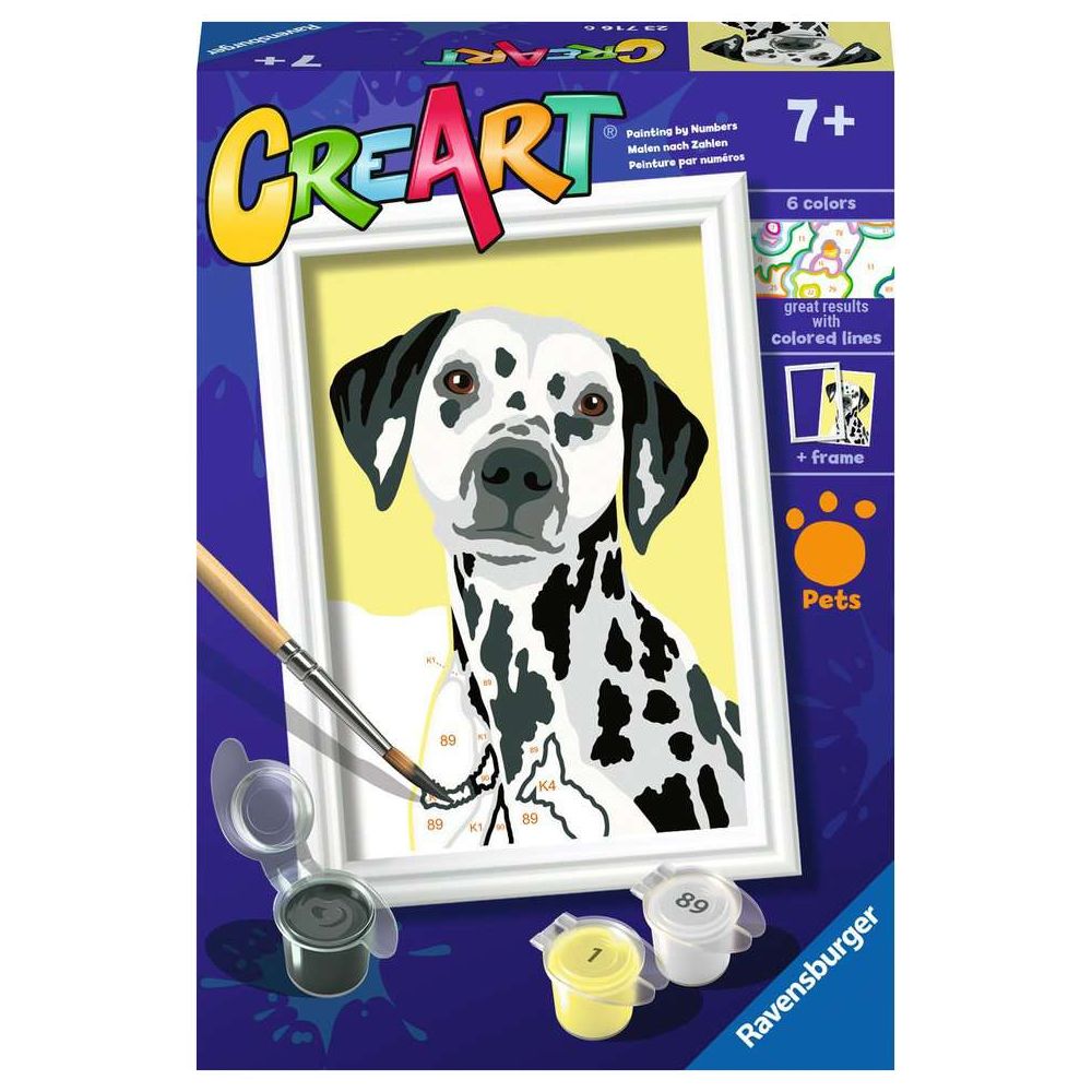 Ravensburger CreArt - Painting by Numbers - Dalmatian