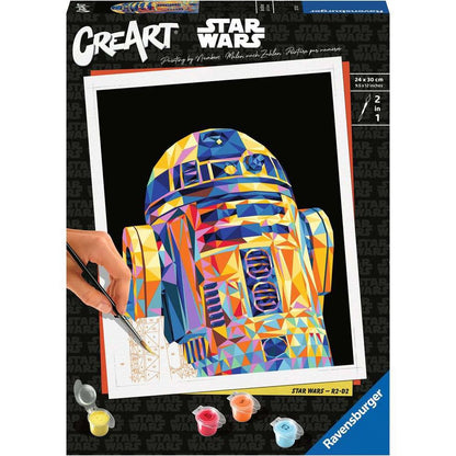 Ravensburger CreArt - Peinture par numéros - Star Wars - R2-D3