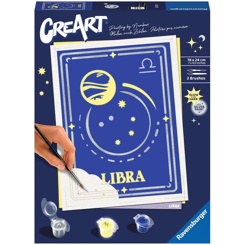 Ravensburger CreArt - Painting by Numbers - Libra
