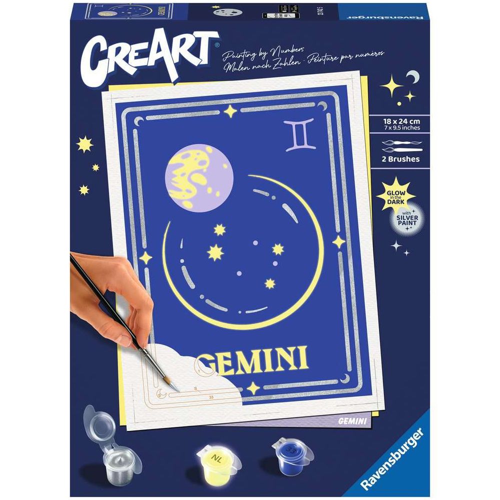 Ravensburger CreArt - Painting by Numbers - Gemini