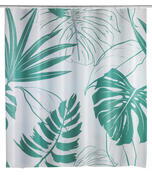 Wenko shower curtain Brasil, green, PEVA