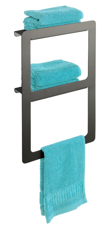 Wenko towel holder Duo Montella, anthracite