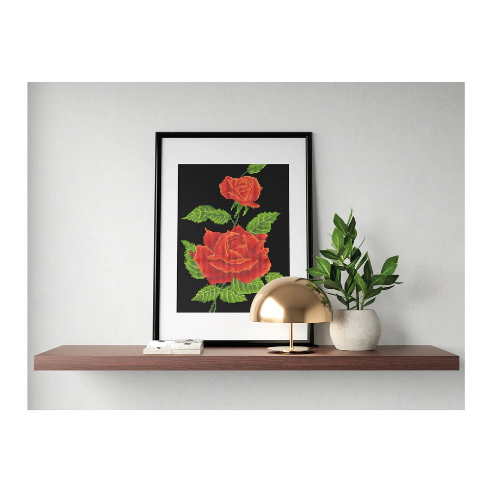 Diamond Painting Rote Rosen