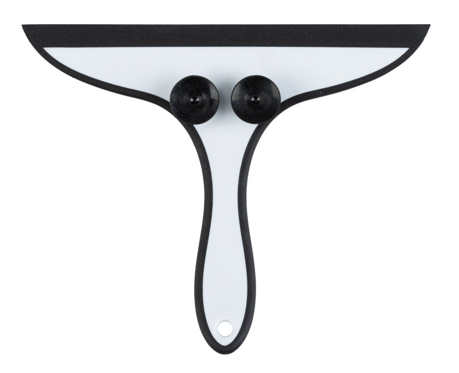 Wenko bathroom wiper Ibos, black/white