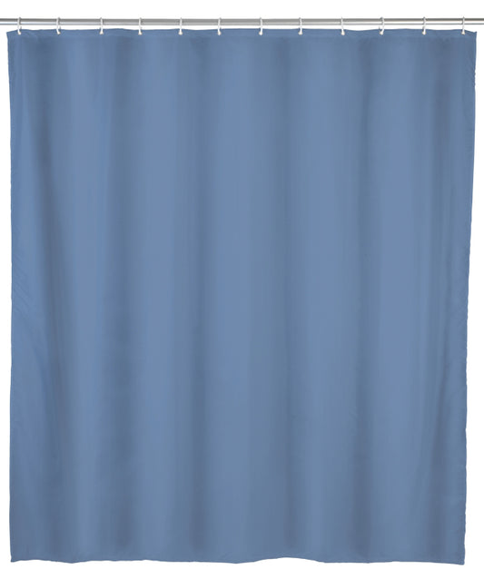 Wenko shower curtain Uni grey-blue, PEVA