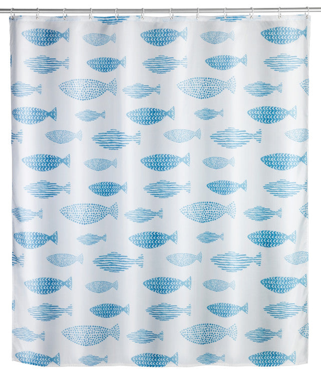 Wenko shower curtain aquamarine, polyester