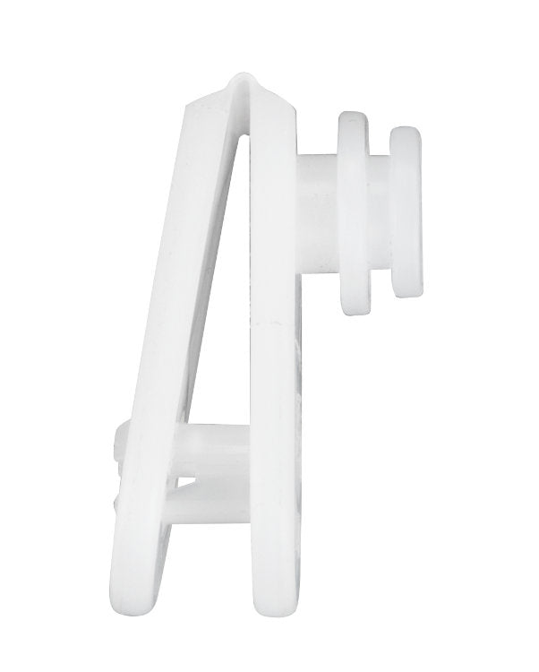 Wenko Duschvorhanggleiter Era,, 12 Stück weiss