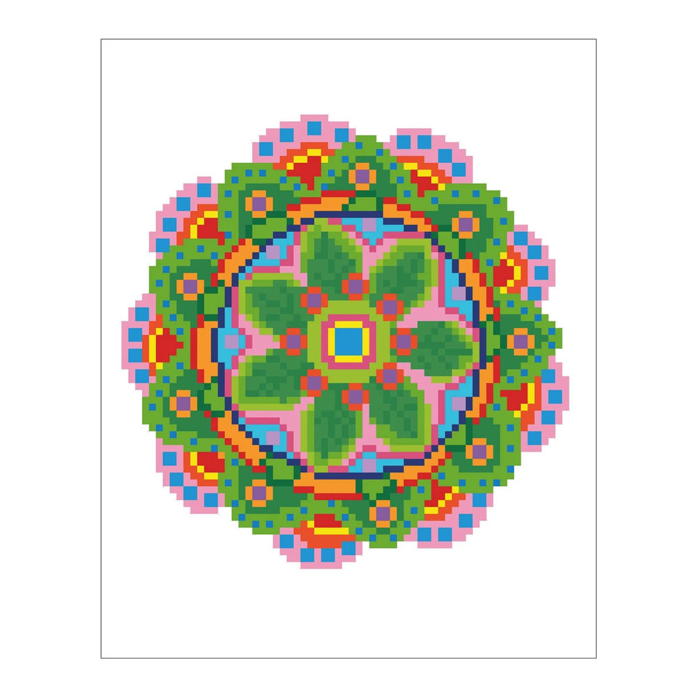 Diamond Painting Blumen Mandala