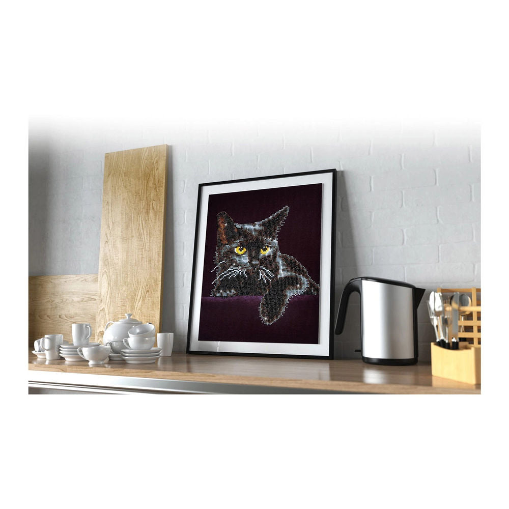 Diamond Painting Schwarze Katze
