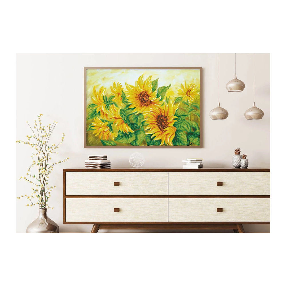 Diamond Painting Sonnenblumenfeld