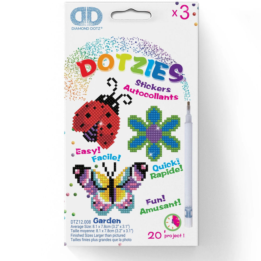 Diamond Painting Sticker Garten