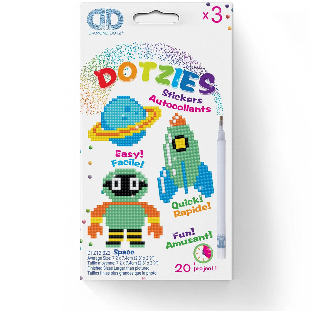 Diamond Painting Sticker Weltraum
