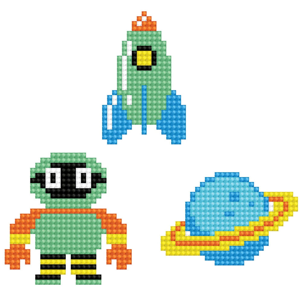 Diamond Painting Sticker Weltraum