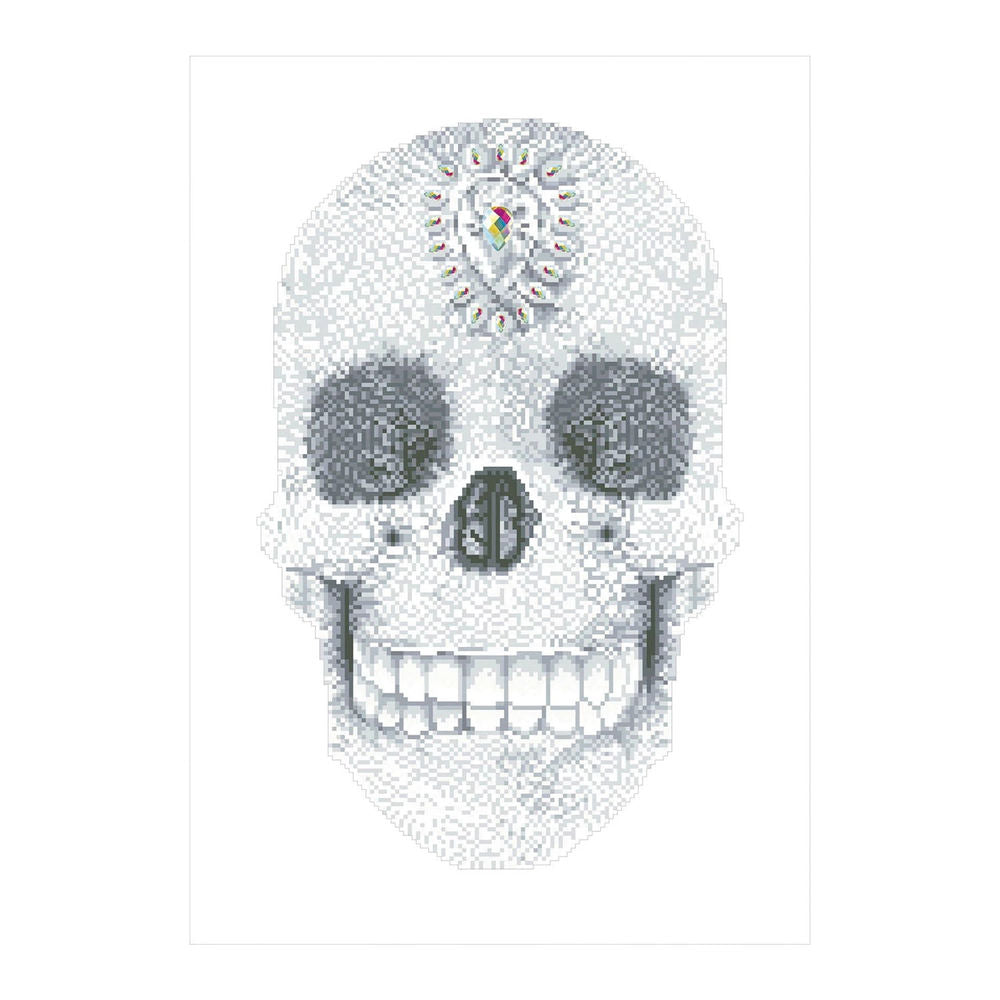 Diamond Painting Kristallschädel