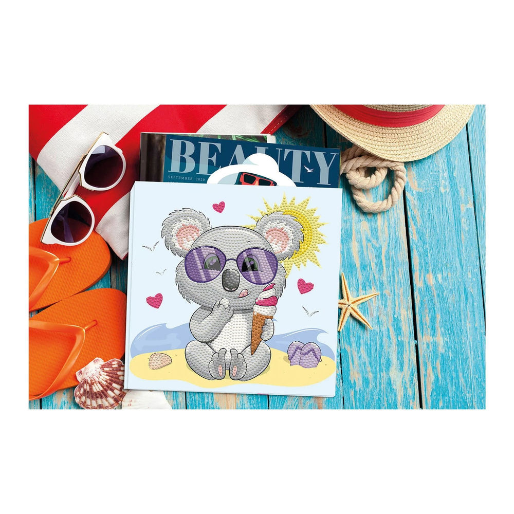 Diamond Painting Koala Eiscreme
