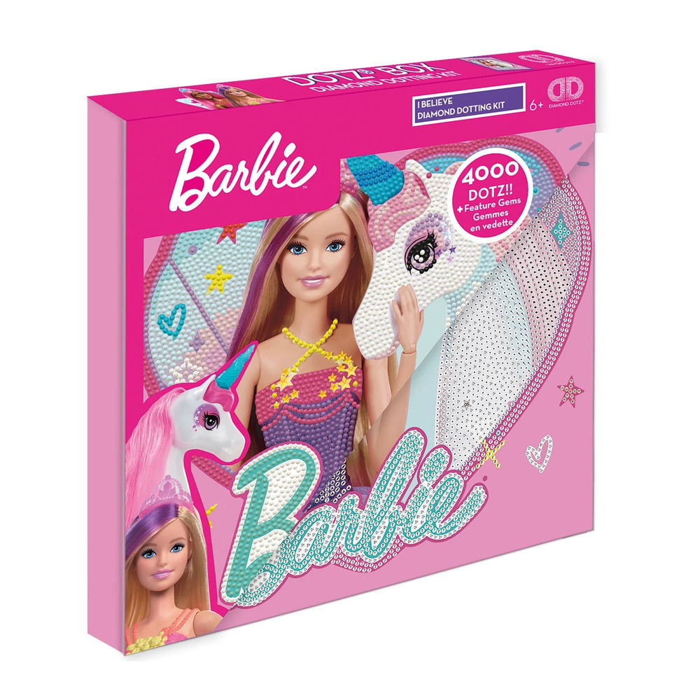 Diamond Painting Barbie mit Einhorn