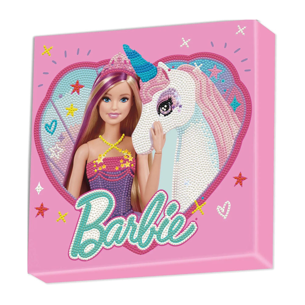 Diamond Painting Barbie mit Einhorn