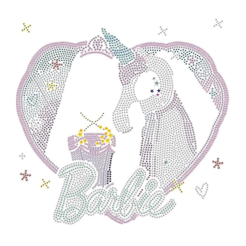 Diamond Painting Barbie mit Einhorn