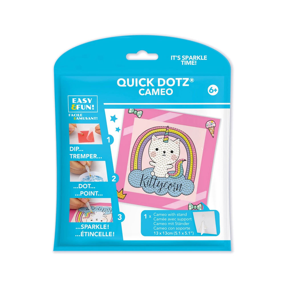 Diamond Painting Katze Einhorn