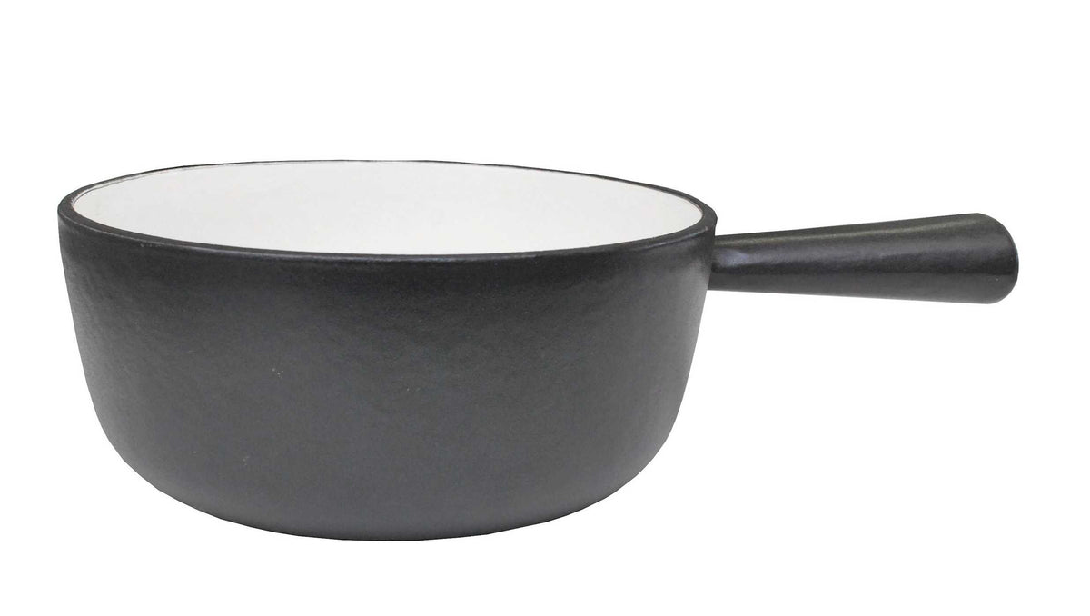 Caquelon Gusseisen, schwarz, Ø18 cm