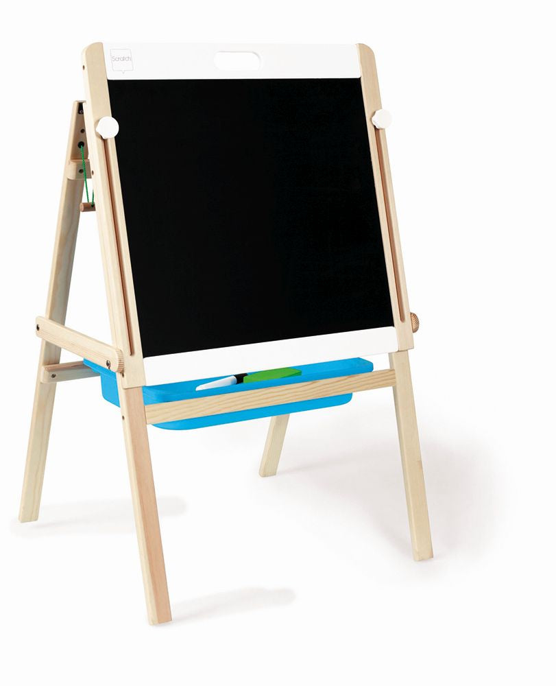 Scratch board &amp; whiteboard with paper roll