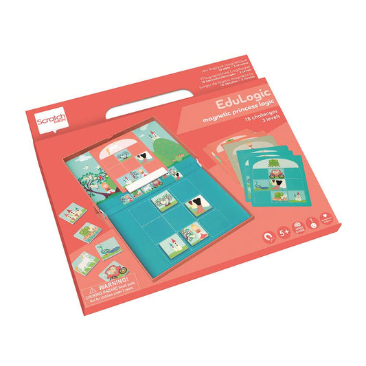 Scratch magnetic learning game Princess and Unicorn