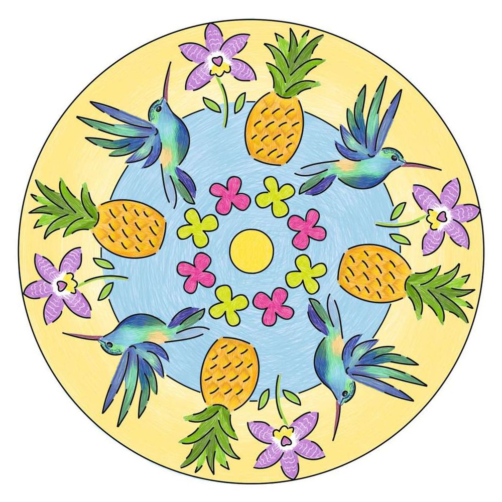 Ravensburger Mandala Designer Flamingo & Friends