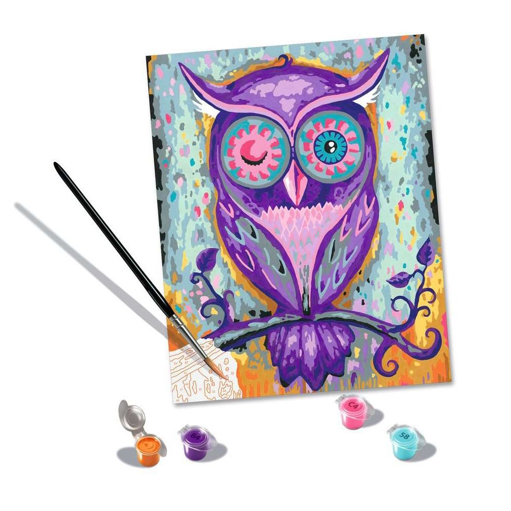 Ravensburger CreArt - Painting by Numbers - Dreaming Owl