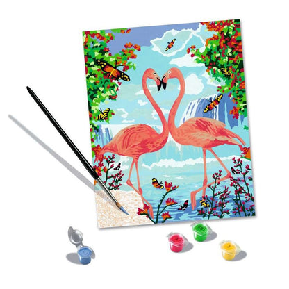 Ravensburger CreArt - Peinture par numéros - Flamingo Love