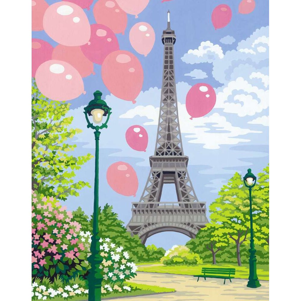 Ravensburger CreArt - Painting by Numbers - Spring in Paris