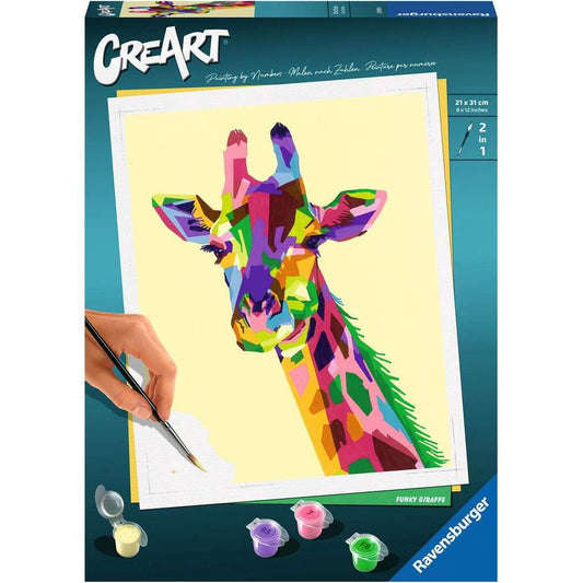 Ravensburger CreArt - Peinture par numéros - Girafe Funky