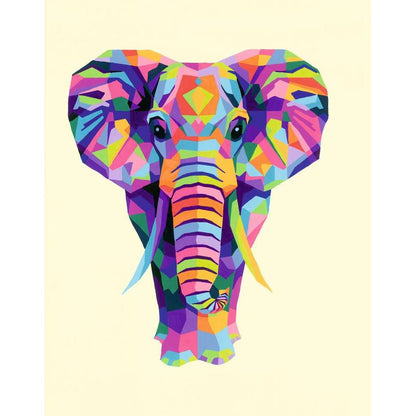 Ravensburger CreArt - Paint by Numbers - Funky Elephant