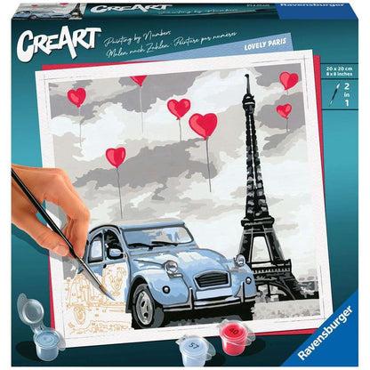 Ravensburger CreArt - Painting by Numbers - Lovely Paris