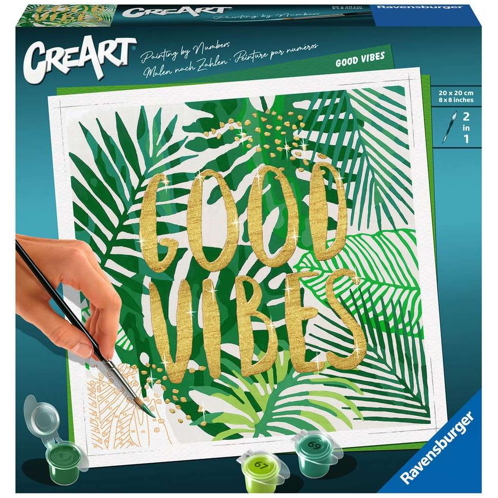 Ravensburger CreArt - Painting by Numbers - Good Vibes