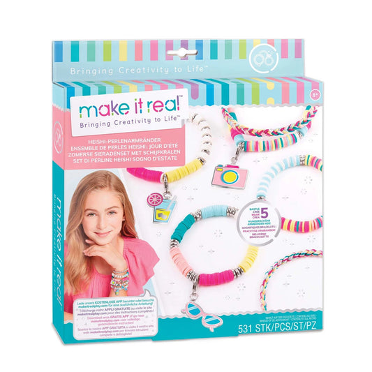 Make it Real Heishi Bead Bracelets