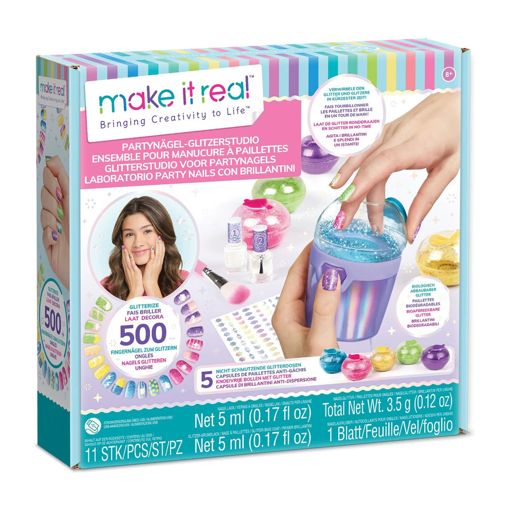 Make It Real Nail Studio Party Nails