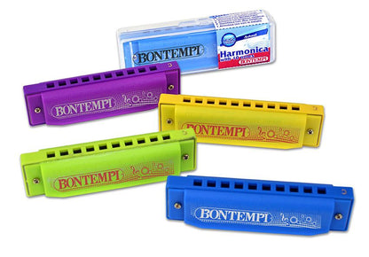 Bontempi harmonica with metal tongues, assorted