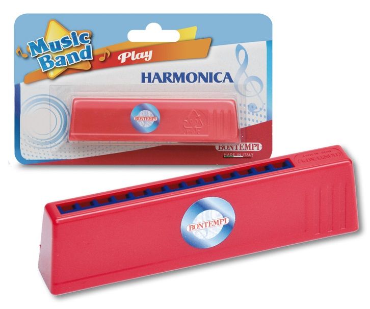 Bontempi harmonica with 12 notes in blister