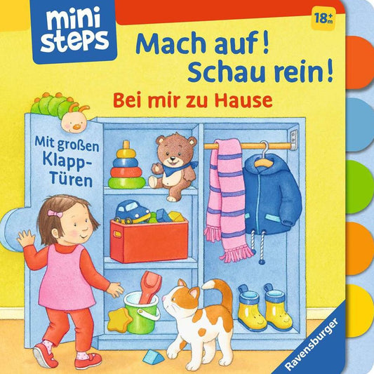 Ravensburger ministeps: Mach auf! Schau rein! Bei mir zu Hause