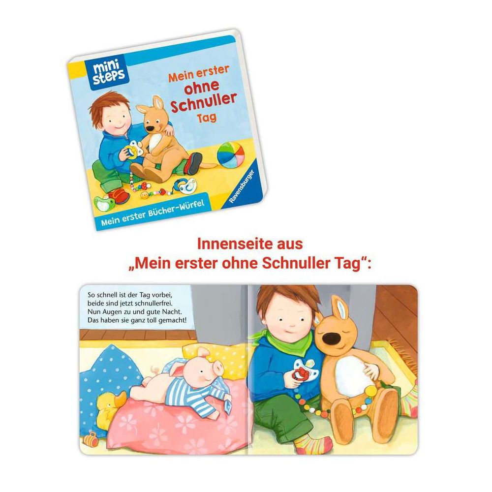 Ravensburger ministeps: My first book cube: Potty, pacifier, good night (book set)