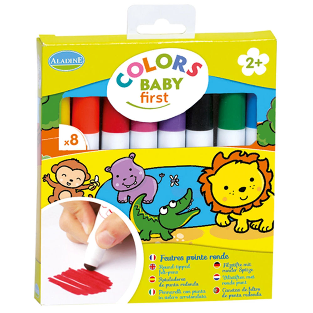 Aladine 8 Filzstifte Baby