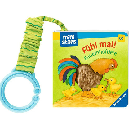 Ravensburger ministeps: My first buggy book: Feel it! Farm animals