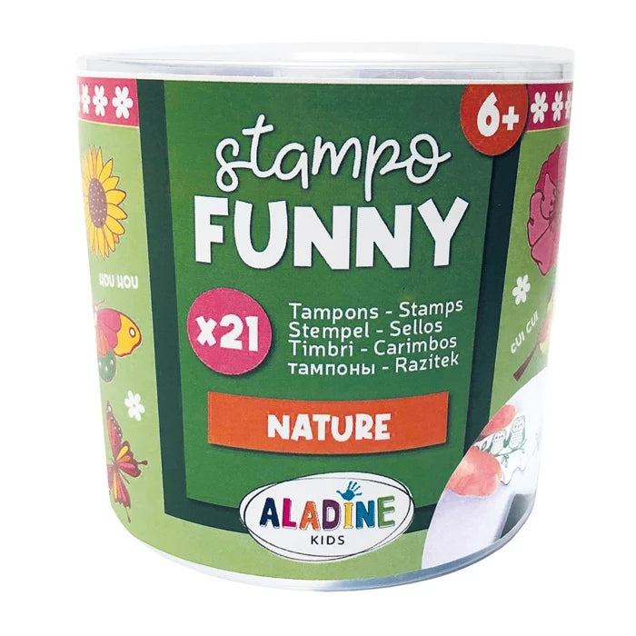 Aladine Children's Stamp Funny Nature