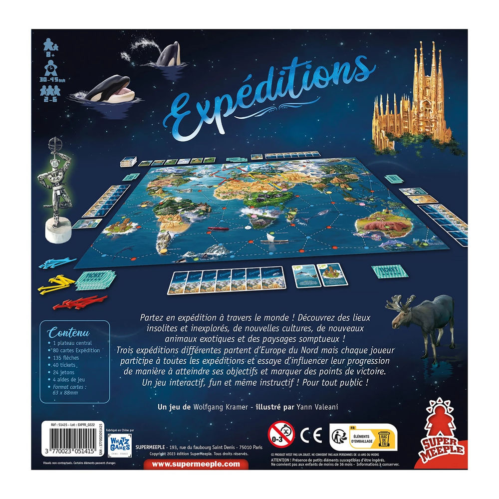Super Meeple Expeditions - Autour Du Monde (f)
