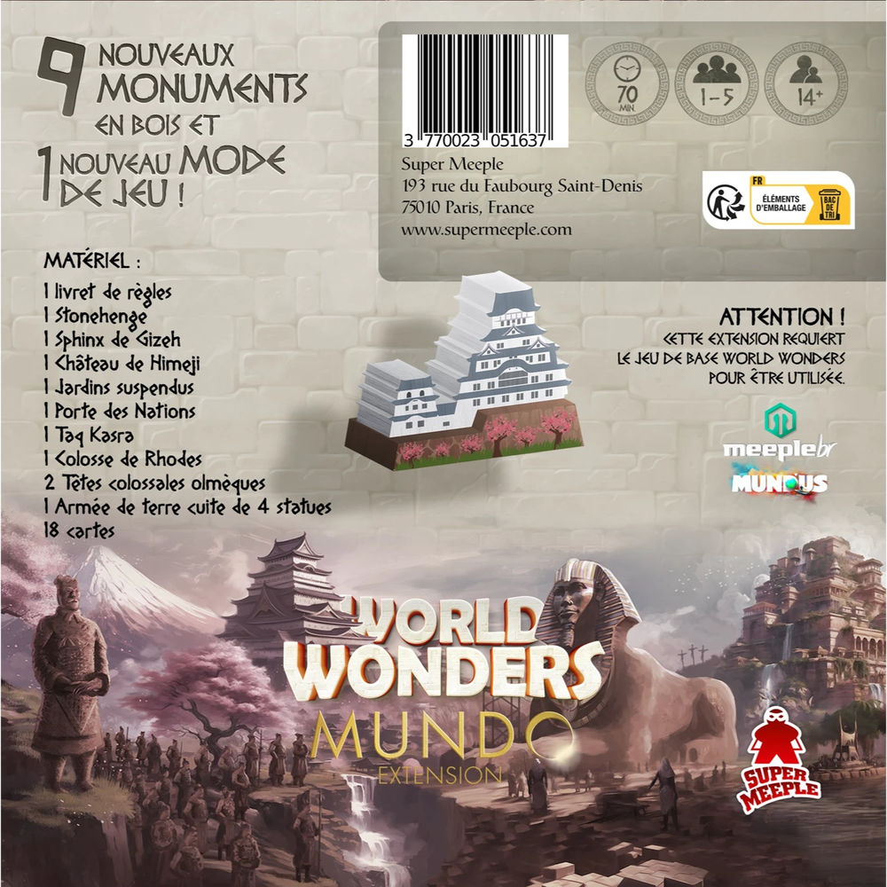 World Wonders - extension Mundo (f)