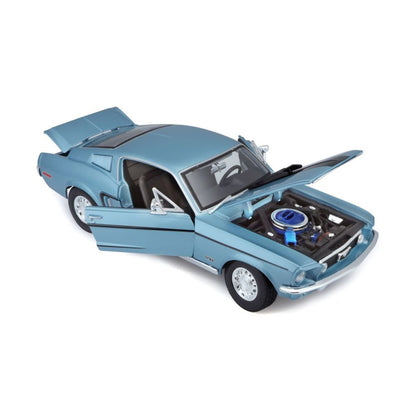 Maisto Ford Mustang GT Cobra 1968 bleue 1/18