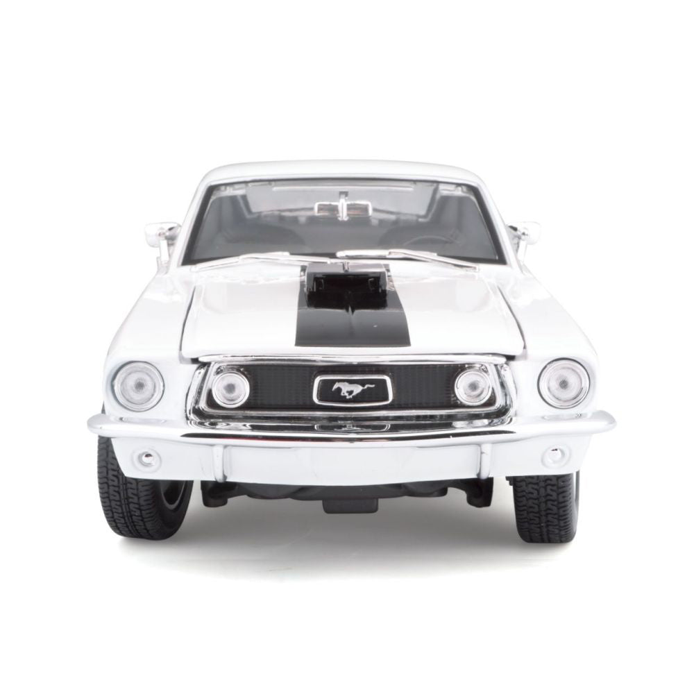 Maisto Ford Mustang GT Cobra 1968 blanche 1/18